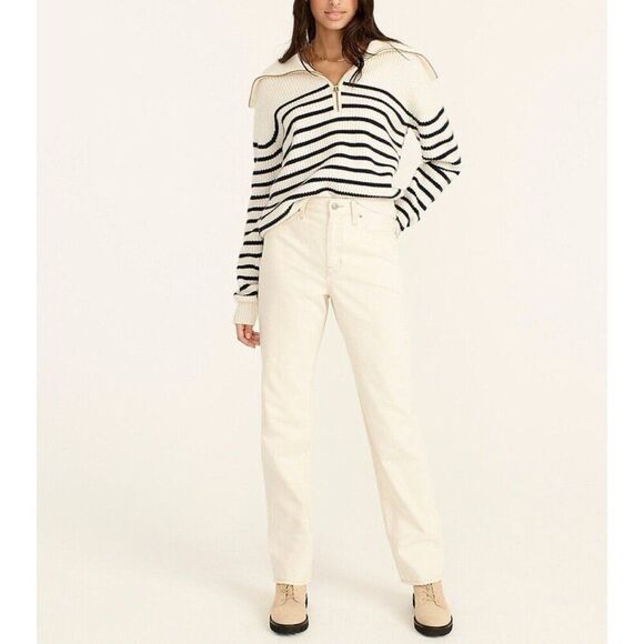 J. Crew Denim - J Crew Jeans Womens 25 Slouchy Boyfriend Denim Ecru Natural BD367 $148